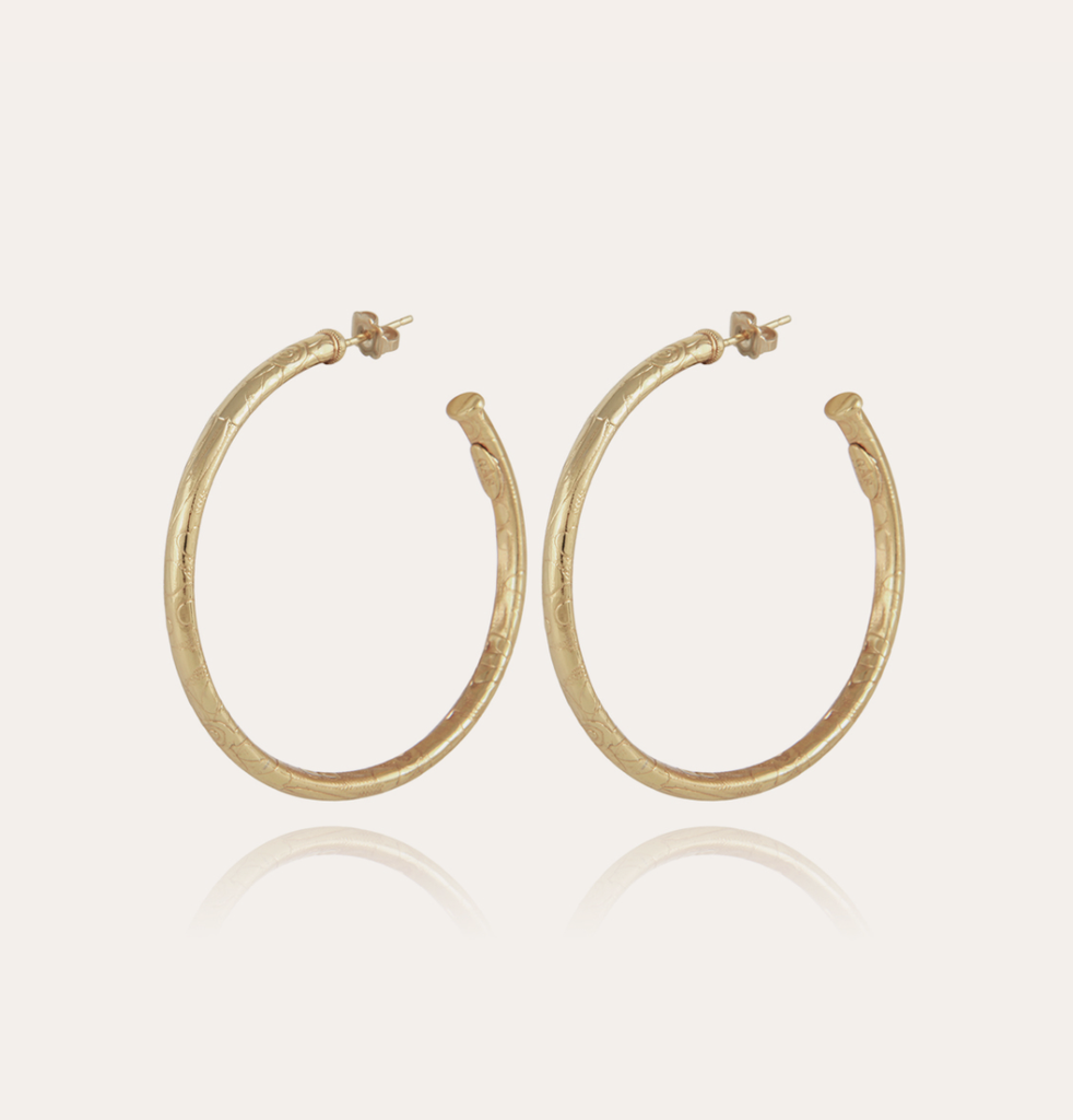 GAS Bijoux / Maoro Hoop Earrings / Gold