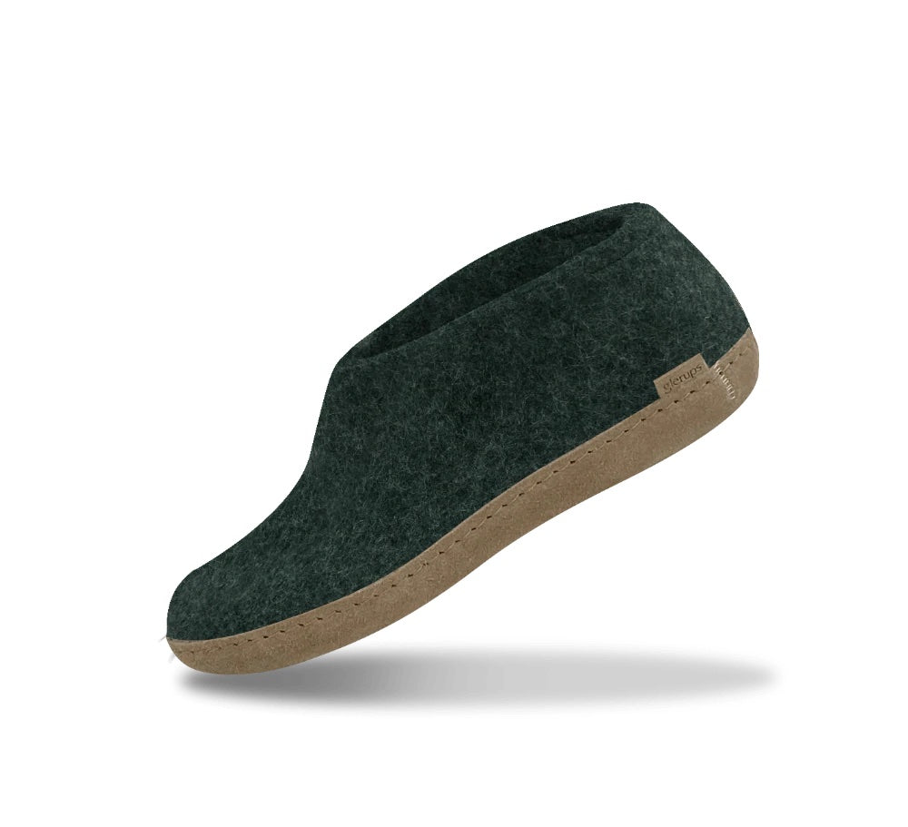 Glerups / Shoe / Forest Green / Leather Sole