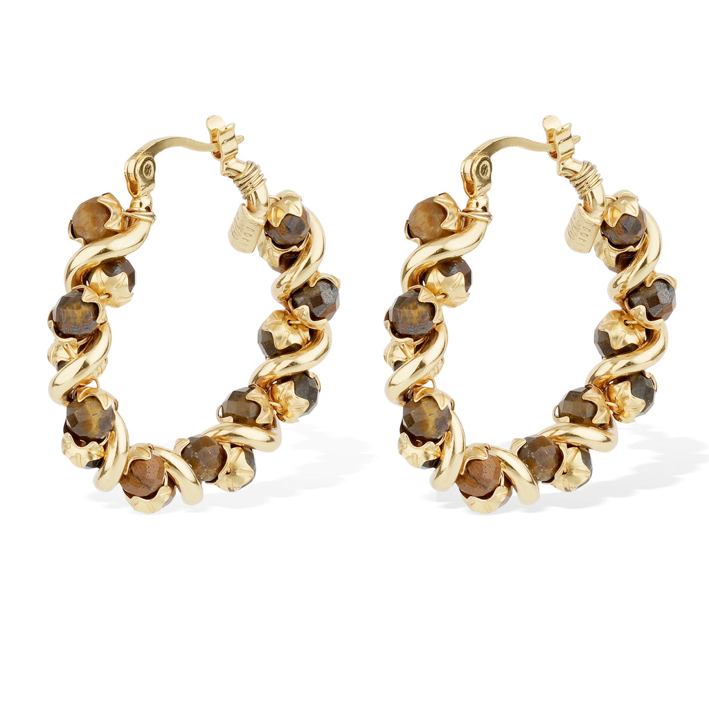 GAS Bijoux / Eurydice Earrings / Brown