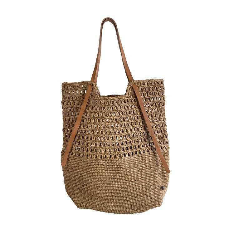 Ando Tote Bag / Tea + Natural Leather