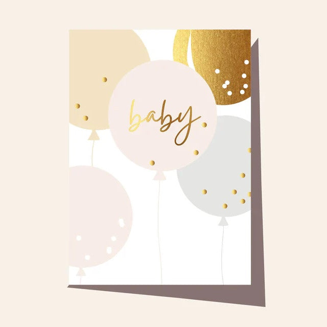 Elm / Greeting Card / Baby Balloon - Natural