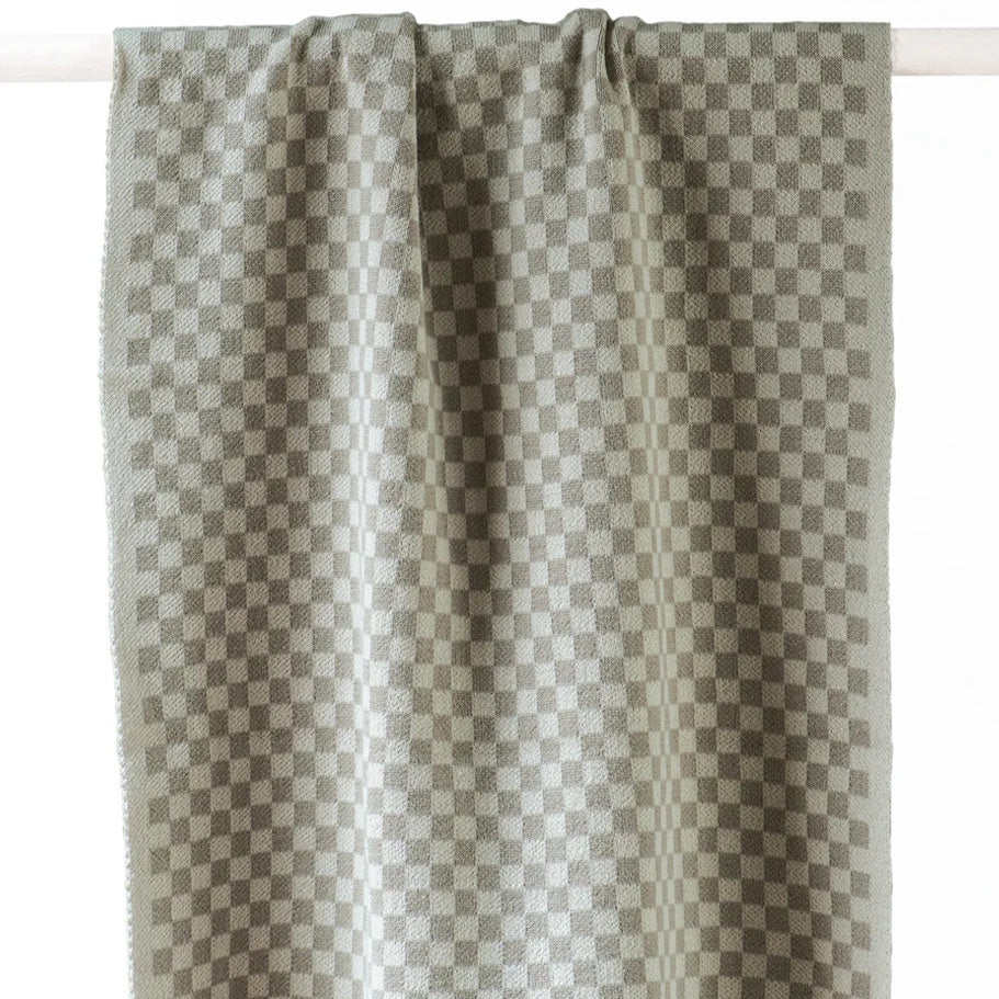 Chekka Knitted Hand Towel/ Taupe