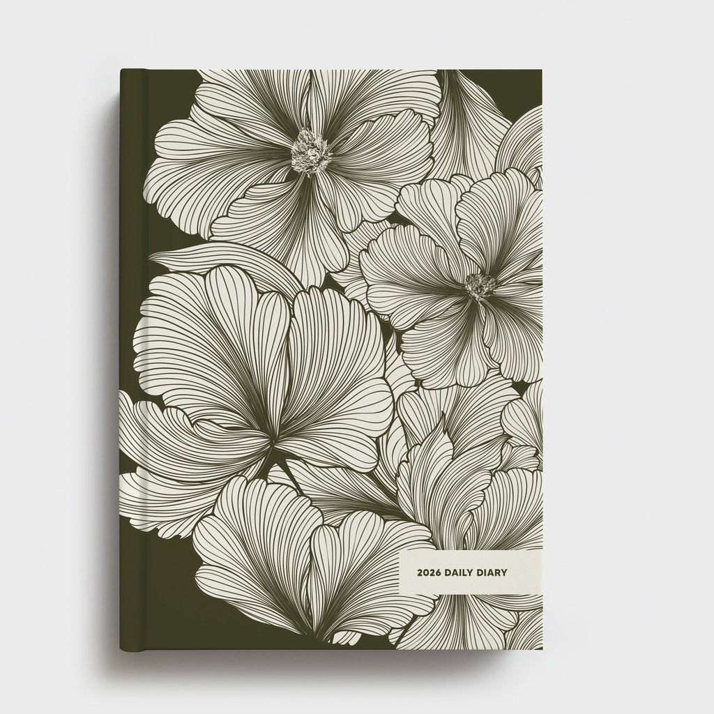 Father Rabbit/ Daily Diary 2026 / Olive Deco