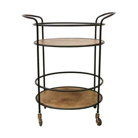 Havana Drinks Trolley / Dark Antique Brass Finish