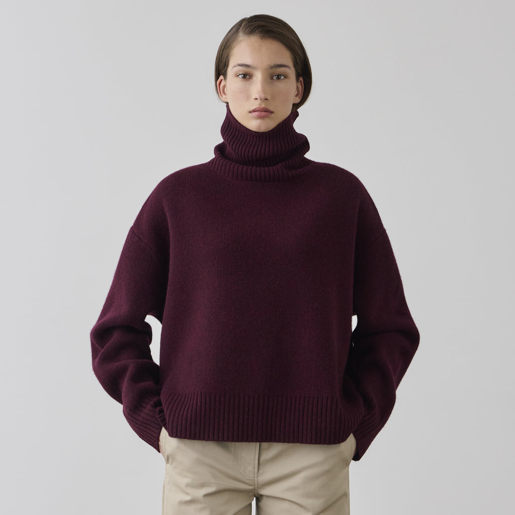 Laing Home / Nico Oversized Sweater / Mulberry