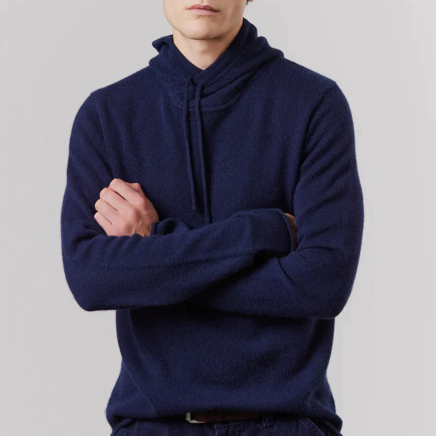Laing Home / Cashmere Hoodie / Navy
