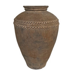 Beaded Urn / Antique Finish
