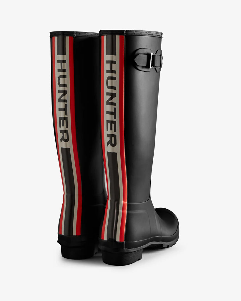 Hunter / Womens Original Tall Hunter Tri Logo Boot / Black