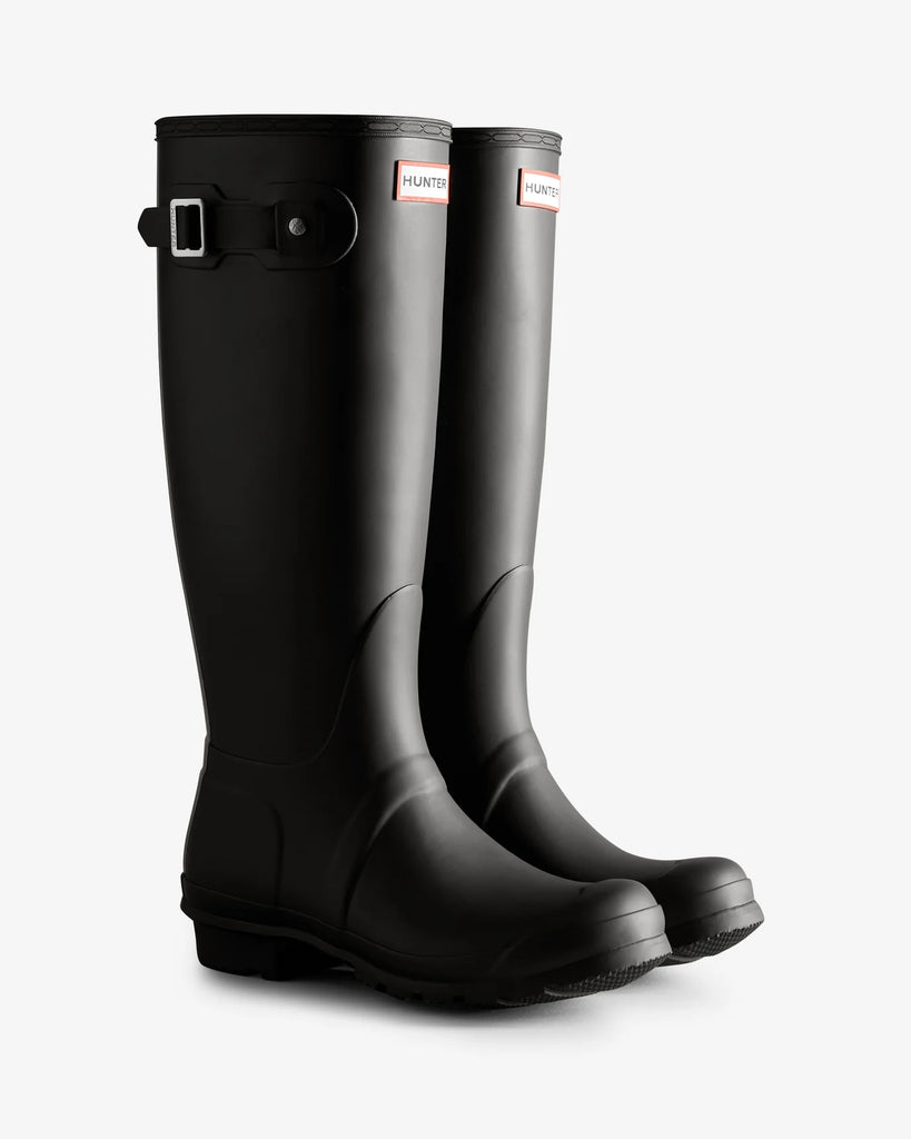 Hunter / Womens Original Tall Hunter Tri Logo Boot / Black