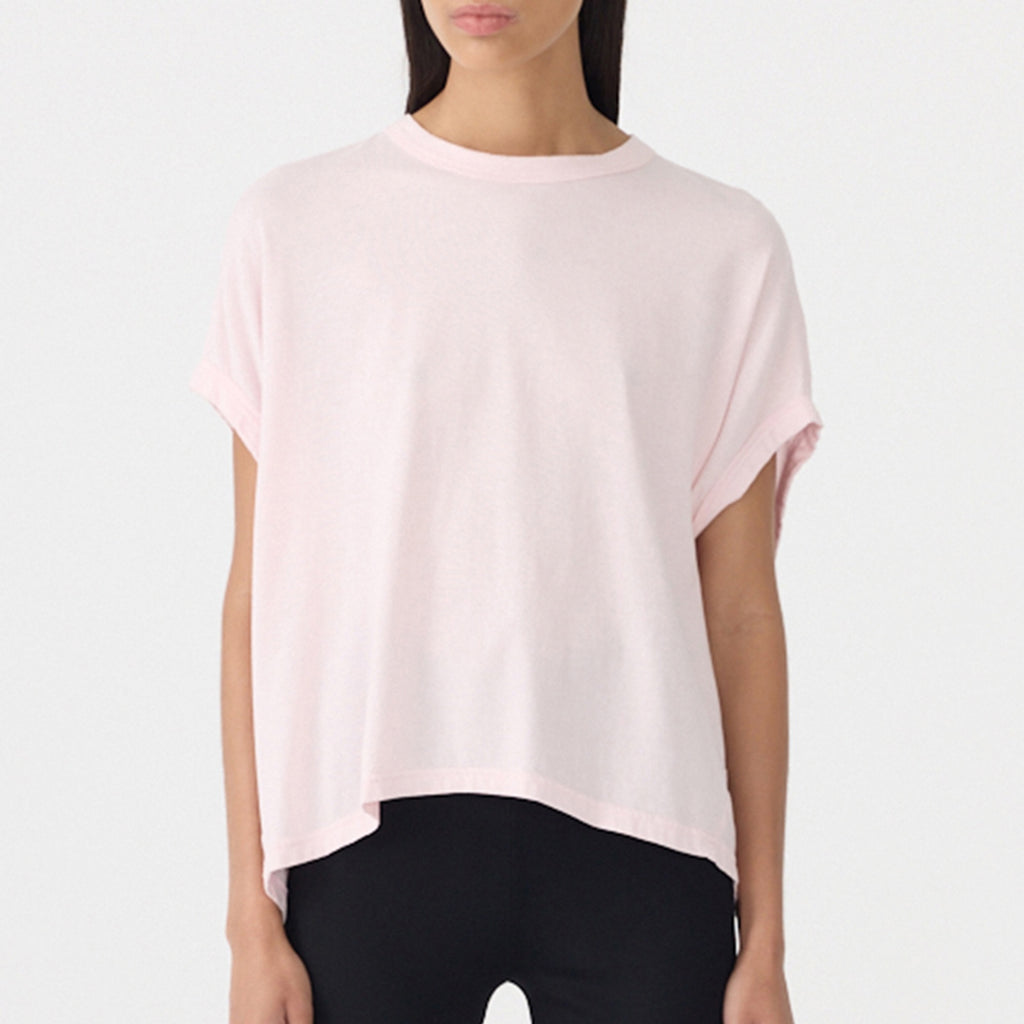 Bassike / Circle T-Shirt / Powder Pink