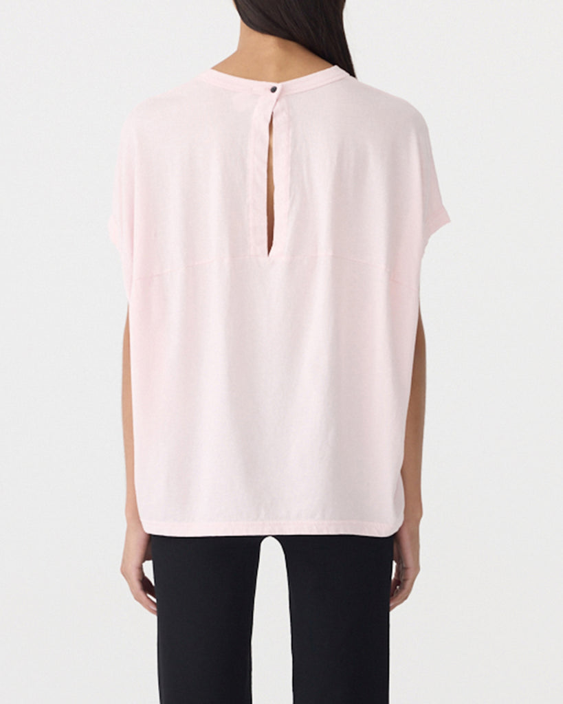 Bassike / Circle T-Shirt / Powder Pink