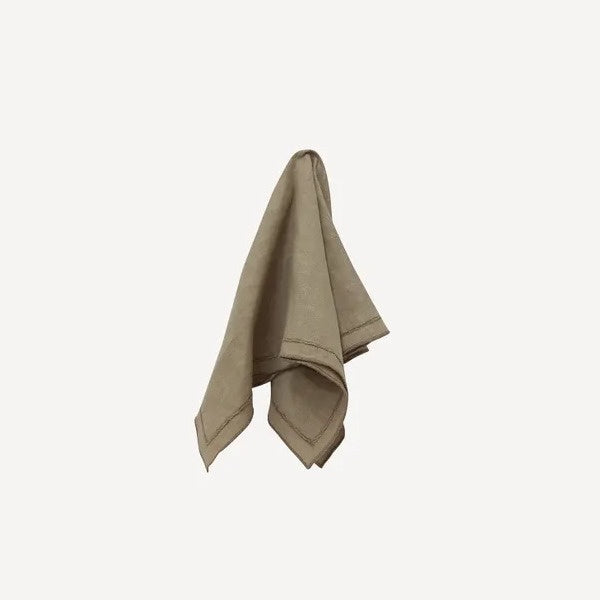 Riley Linen Napkin / Taupe