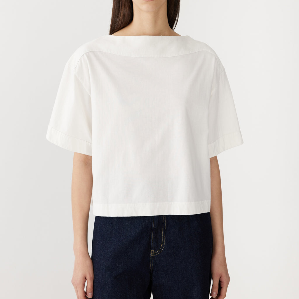 Bassike / Midweight Jersey Short Sleeve T-Shirt / White