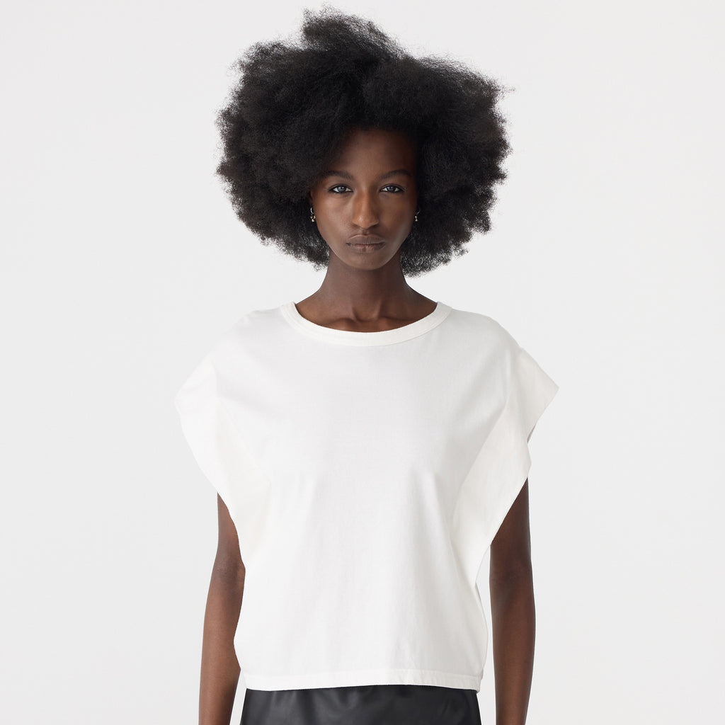 Bassike / Slouch Athletic Tank / White