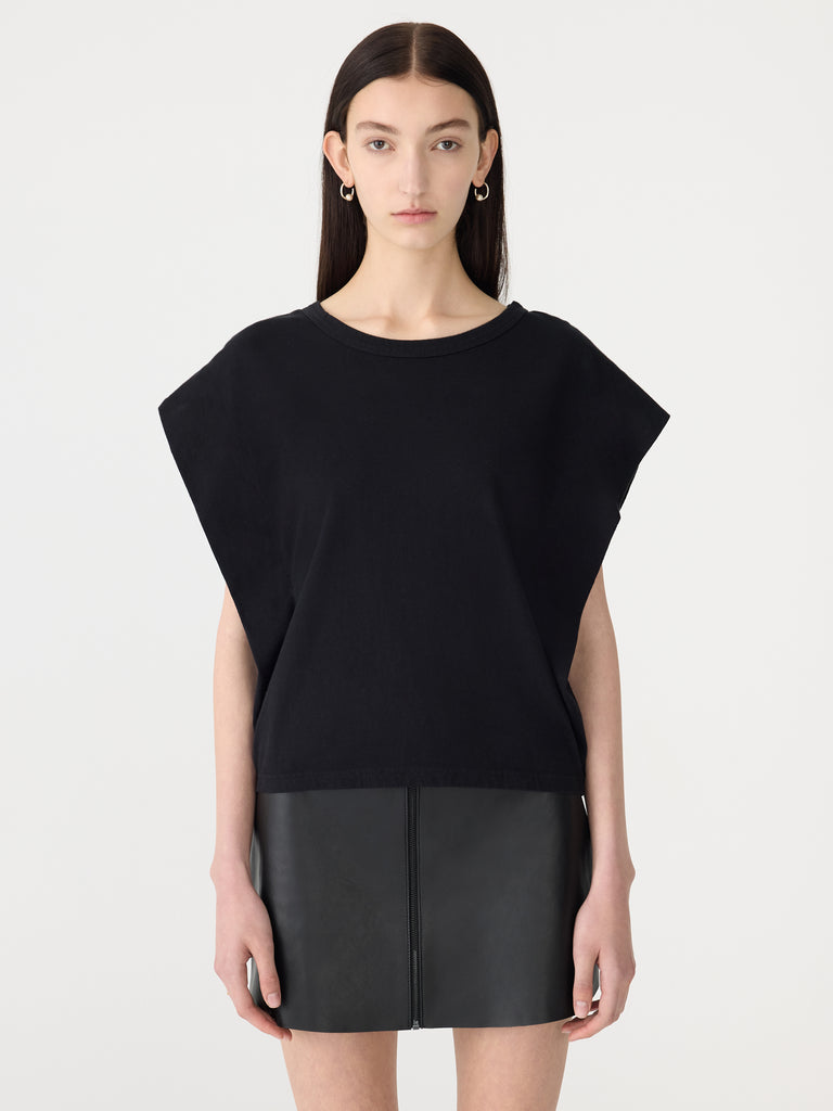 Bassike / Slouch Athletic Tank / Black