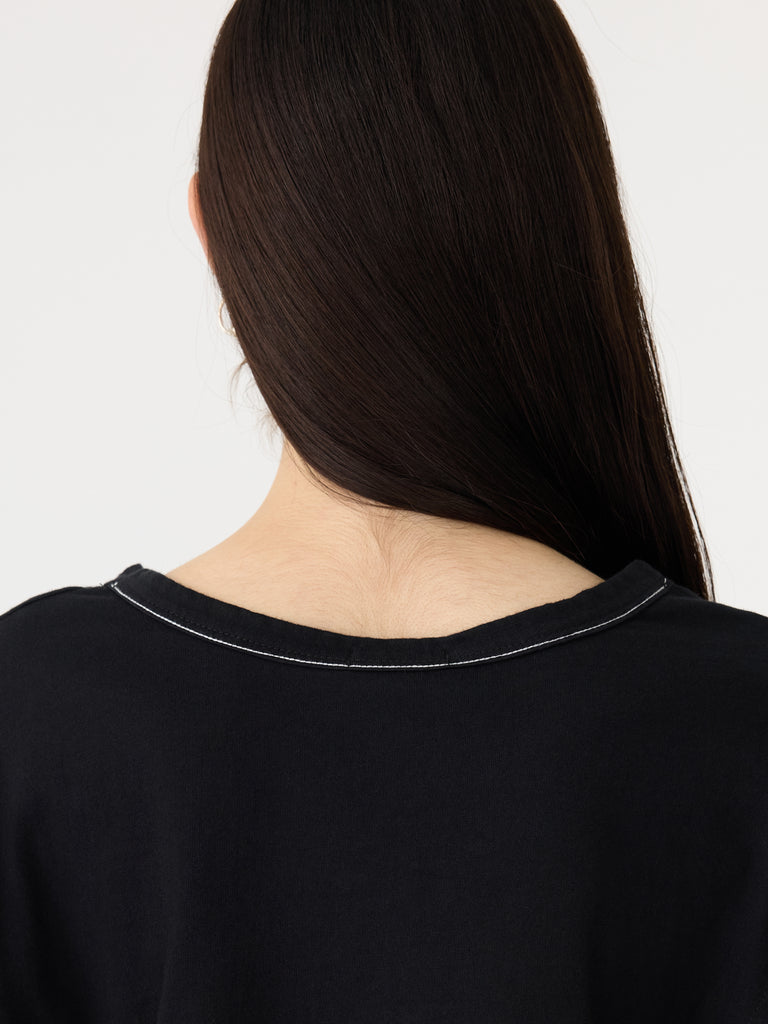 Bassike / Slouch Athletic Tank / Black