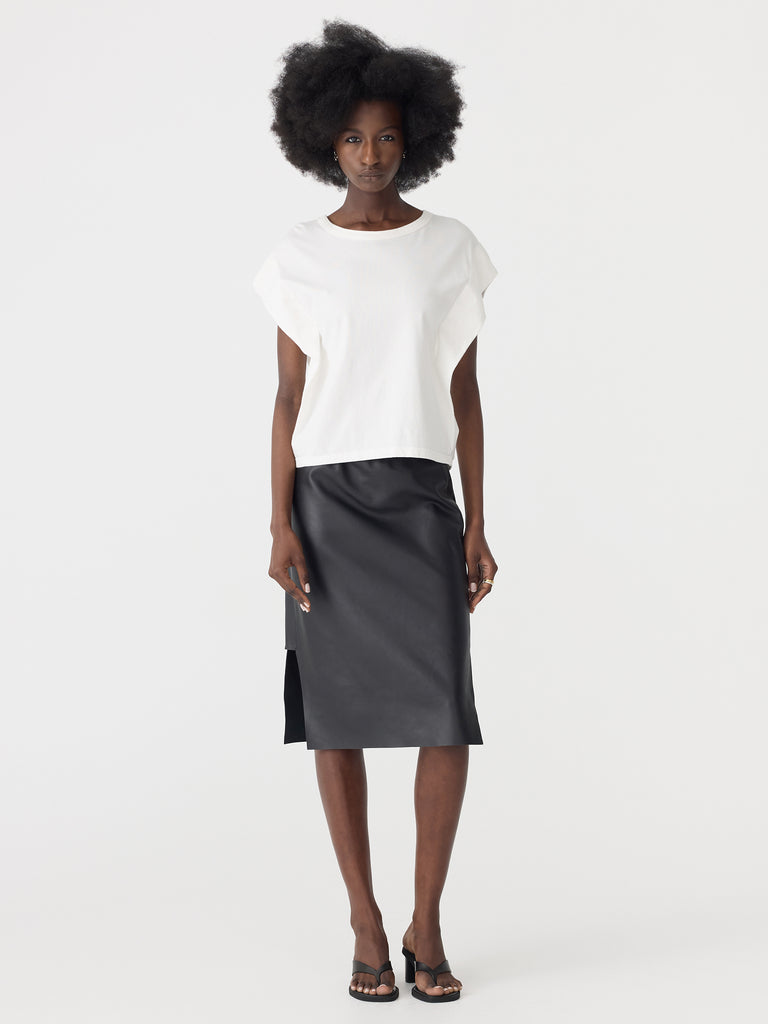 Bassike / Slouch Athletic Tank / White