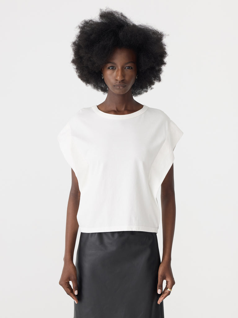 Bassike / Slouch Athletic Tank / White