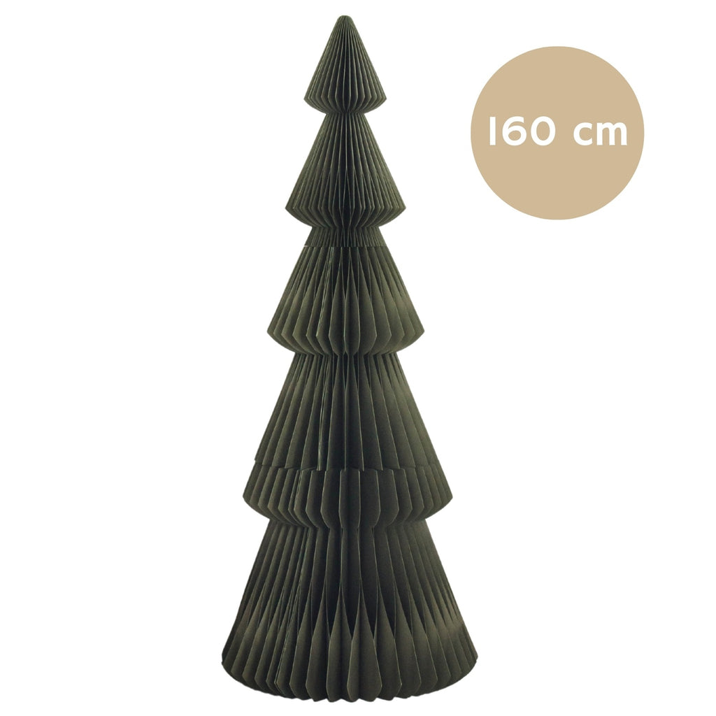 Evergreen Standing Christmas Tree / Olive Green / X-Large