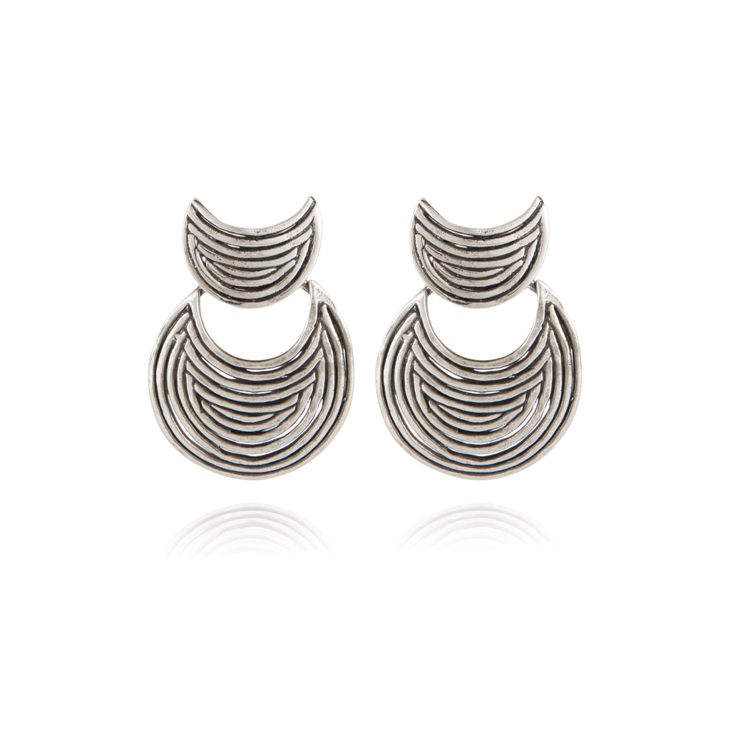 GAS Bijoux / Luna Wave Earrings / Silver