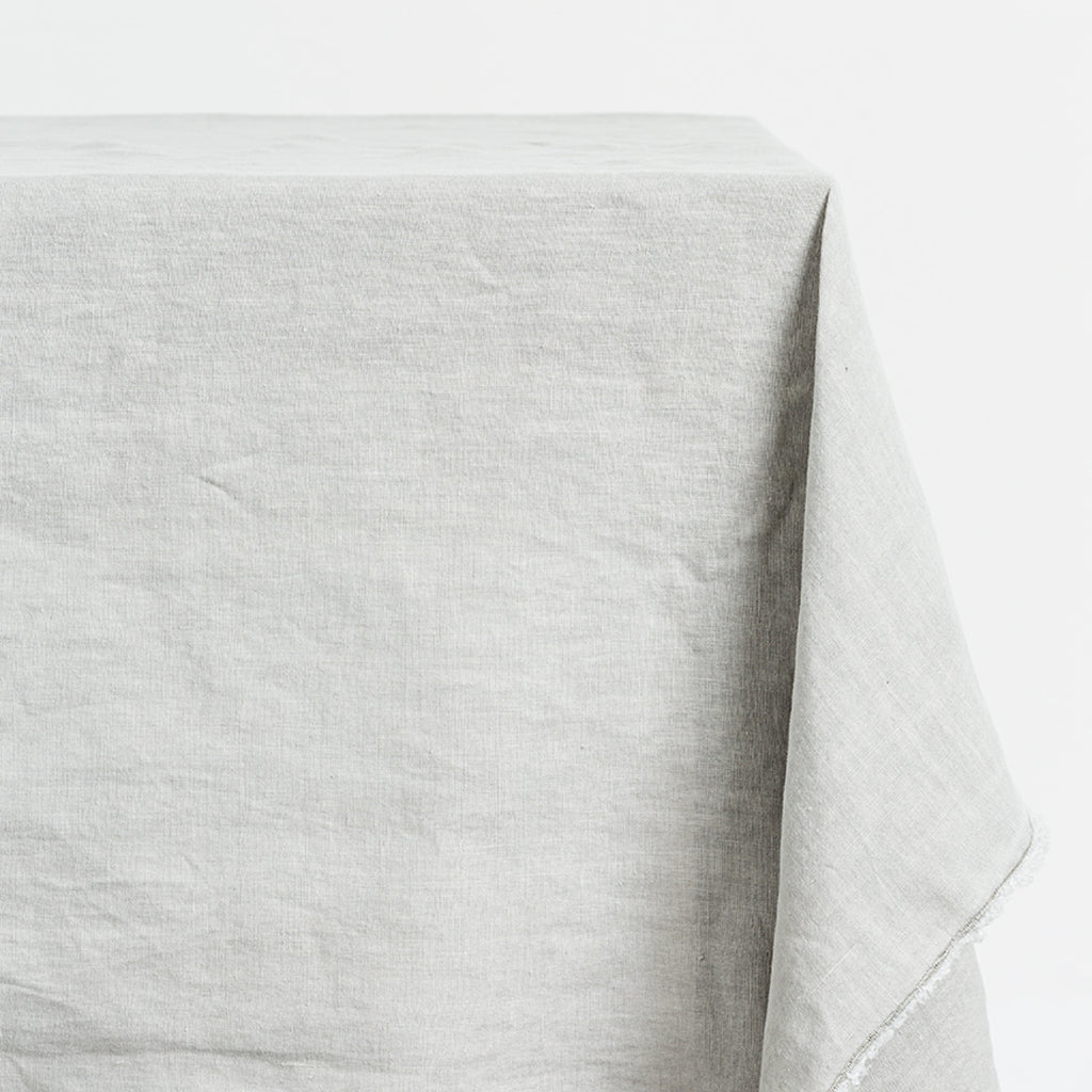 Bay Linen Tablecloth / Light Grey