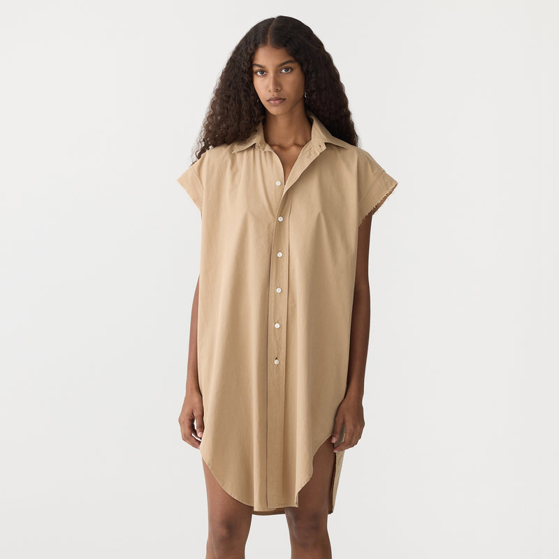 white christmas dresses Cotton Party Mini Dress in Crush – Beau & Ro main image 0