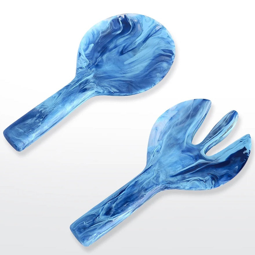 Nashi Home / Short Handle Servers / Denim Swirl