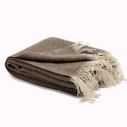 Woolen Throw /  Walnut