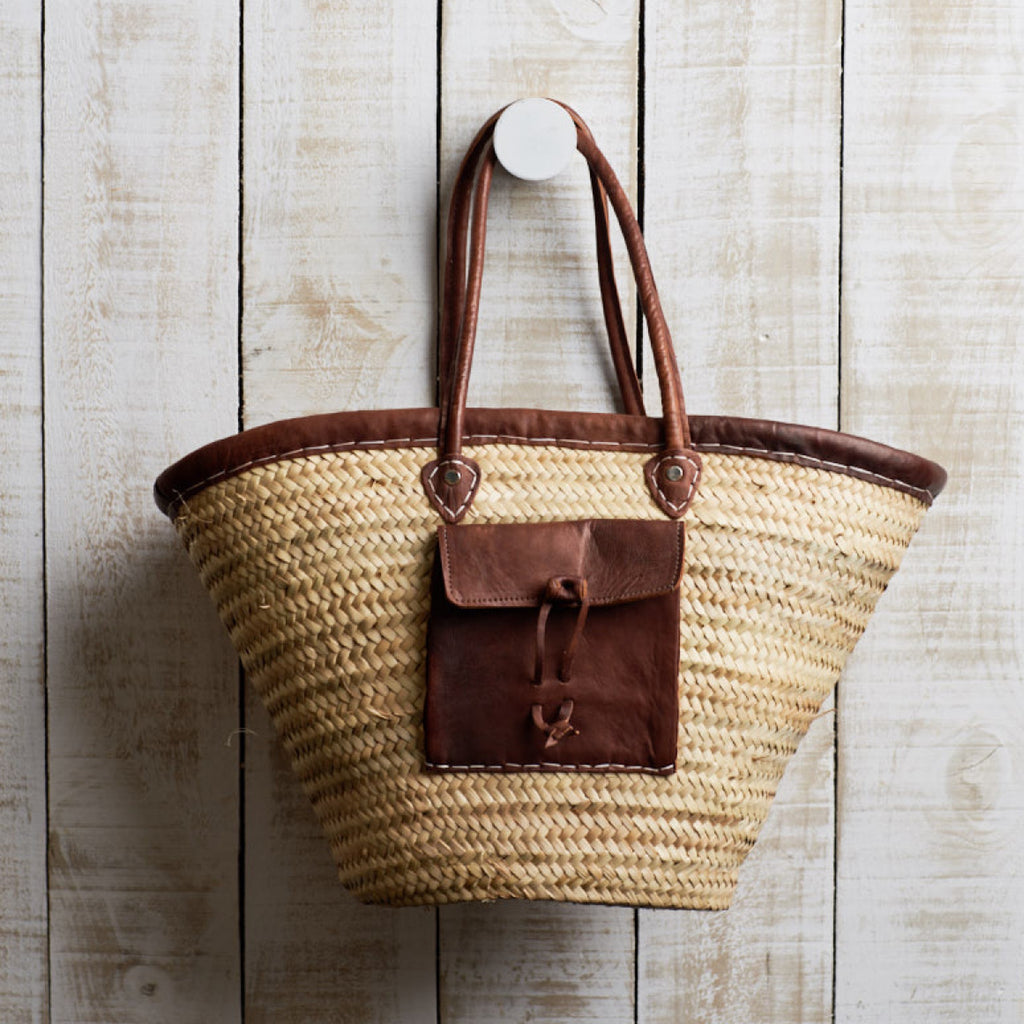 French Market Basket Bag / Pocket