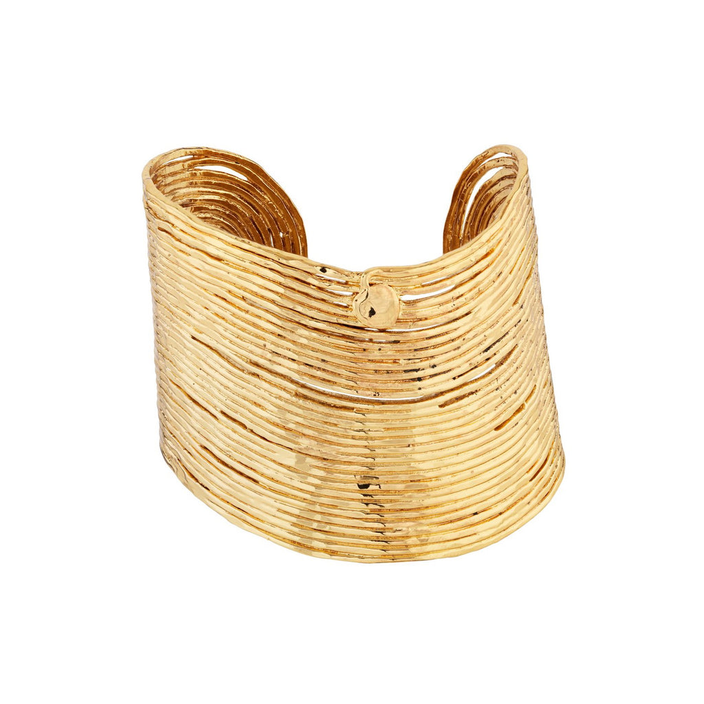 GAS Bijoux / Wave Cuff Bracelet / Gold