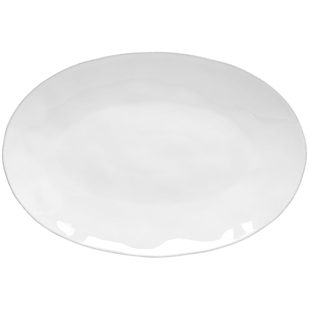Livia / Oval Platter/ White