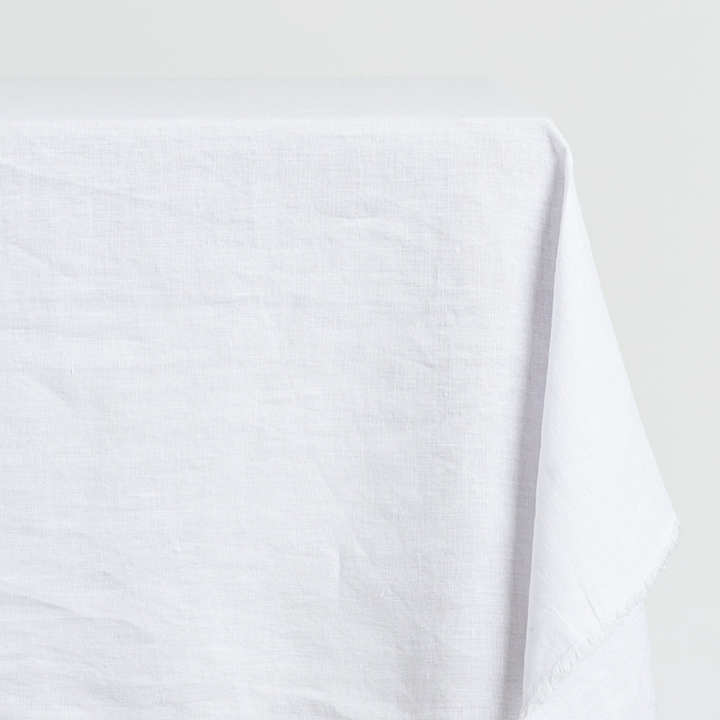 Bay Linen Tablecloth / White