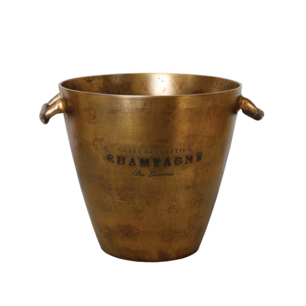 Champagne Bucket / Antique Brass