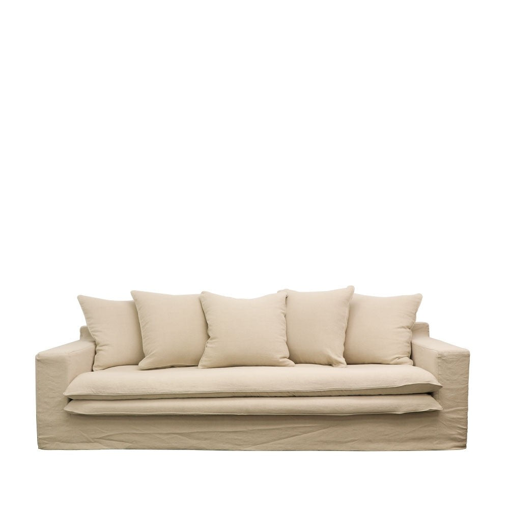 Keely Slipcover Sofa / 3 Seater