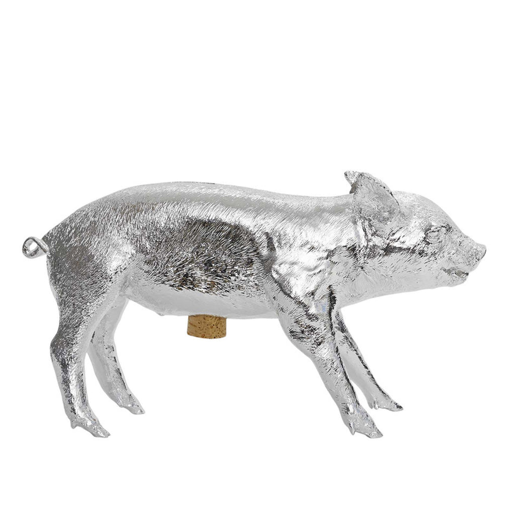 Areaware / Bank in the Form of a Pig / Silver