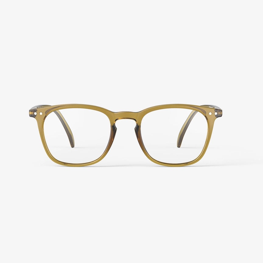 Izipizi / Reading Glasses / E Frame / Golden Green