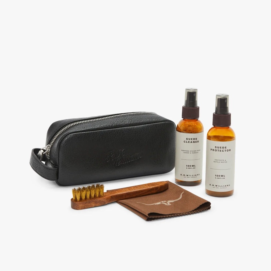 RM Williams / Suede Travel Care Kit / Black