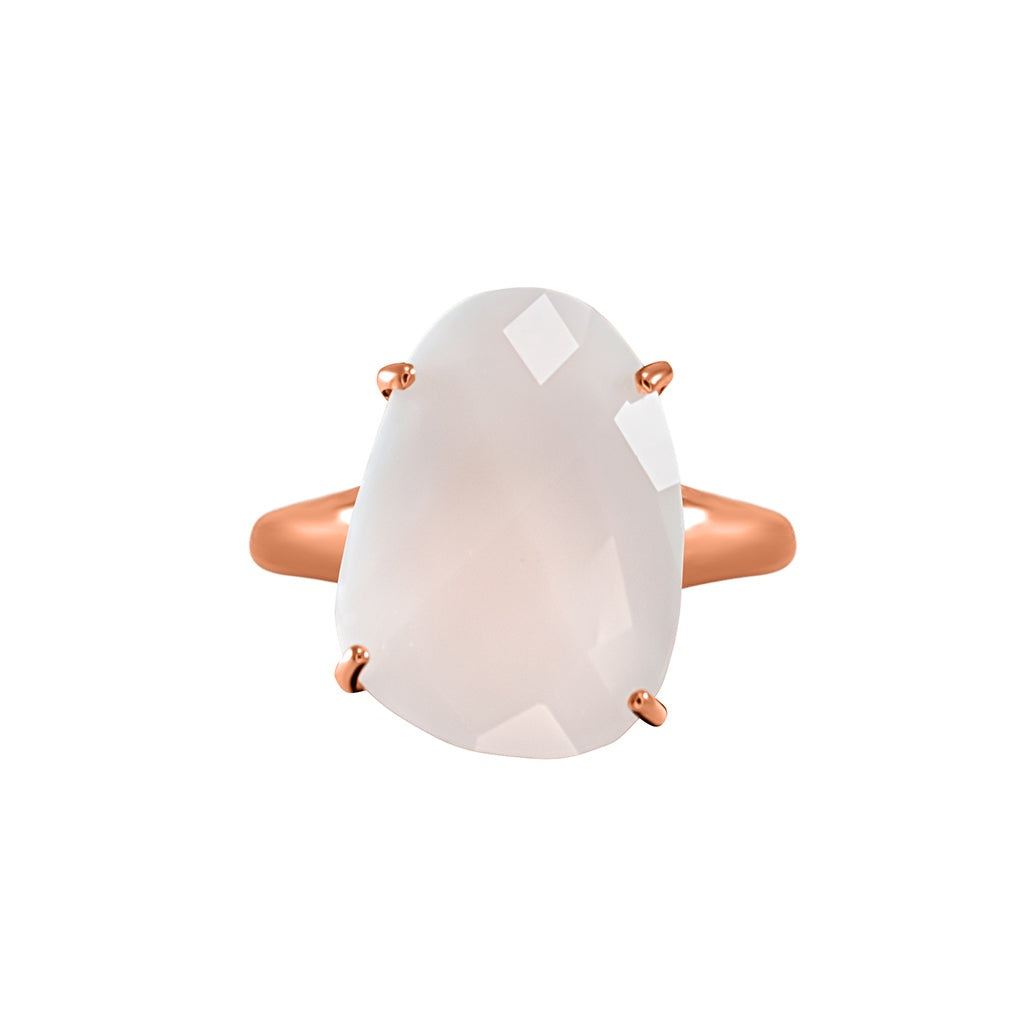 Crystal Ring / White Oval