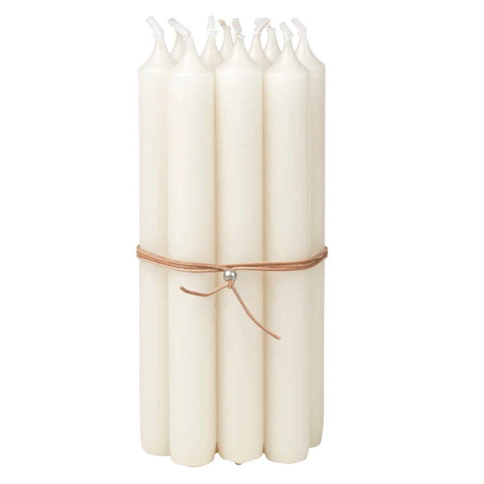 Broste / Overdipped Candle / Set 10 / Antique White
