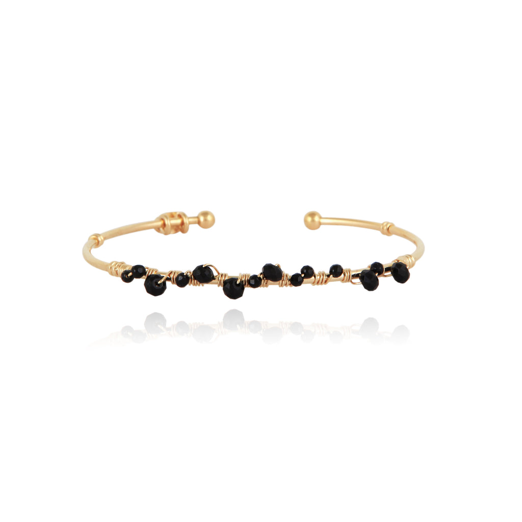GAS Bijoux / Calliope Black Crystal Bracelet