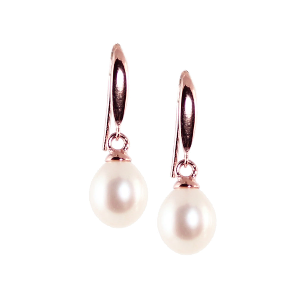 White Pearl Drop Earring II