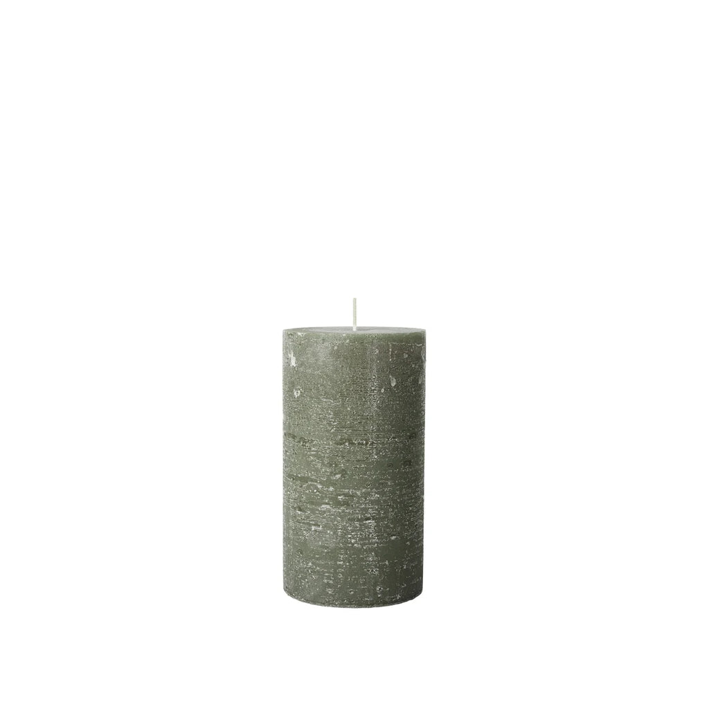 Broste / Pillar Candle  / Grape Leaf Green