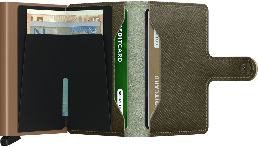 Secrid / Mini Wallet / Saffiano Olive