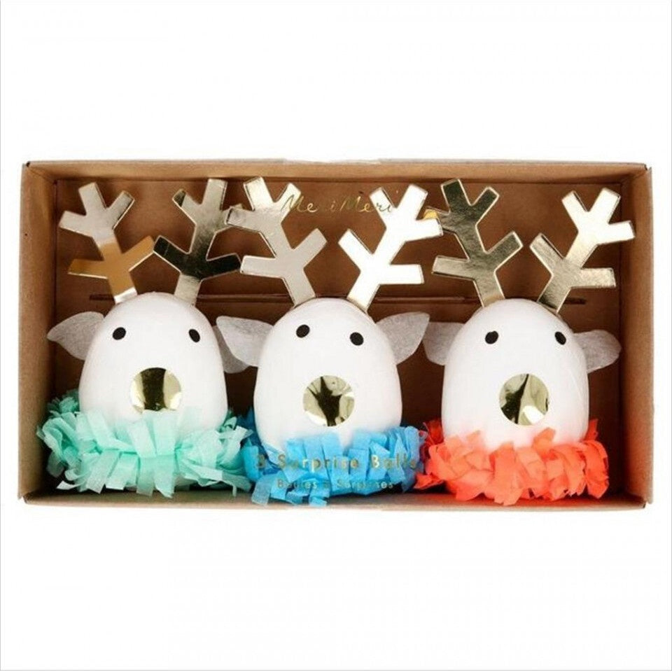 Meri Meri / Christmas Reindeer Surprise Balls