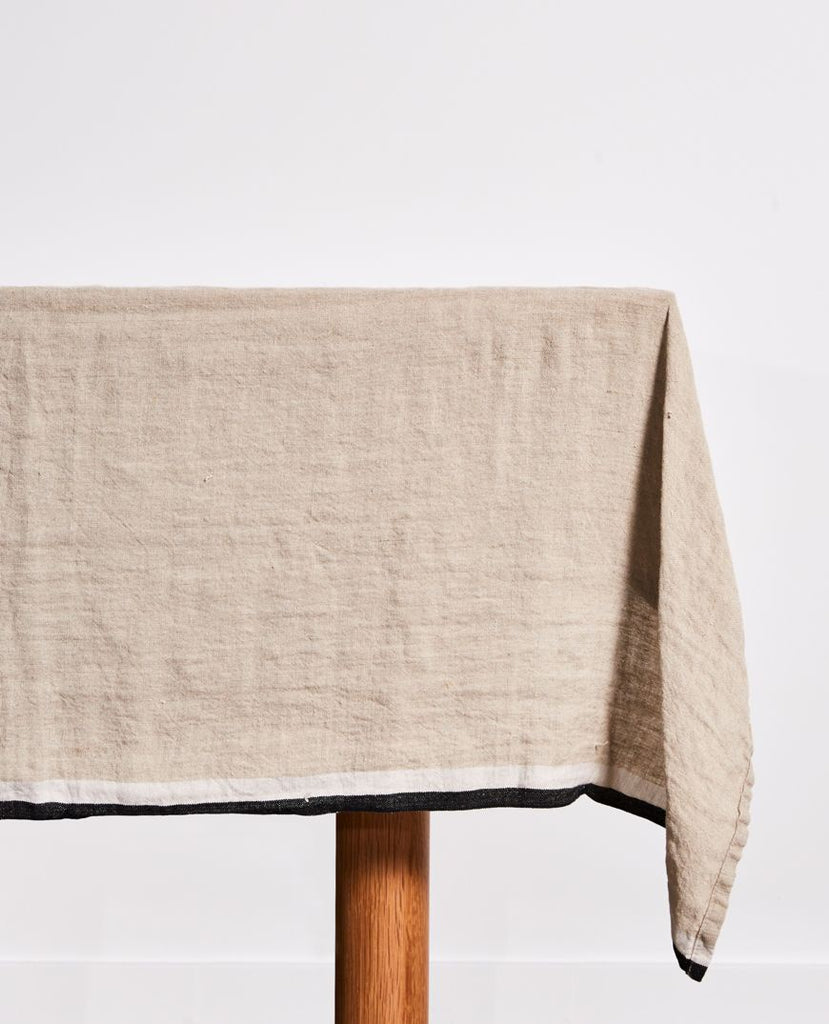 Hemming Linen Tablecloth