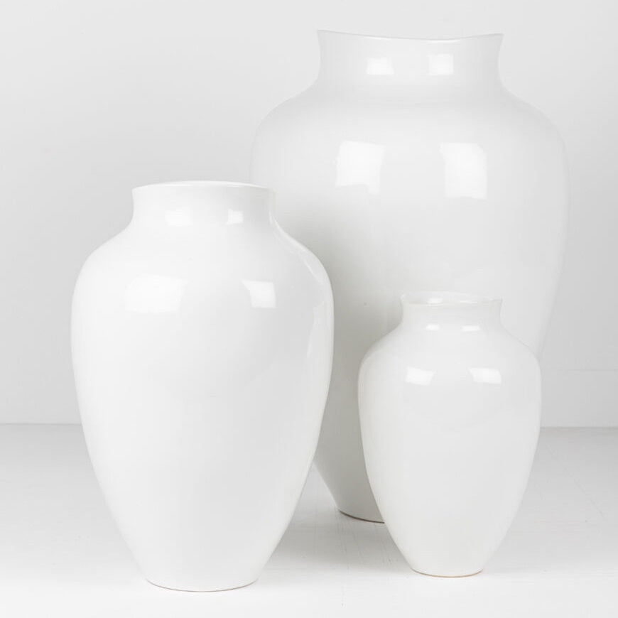 Thea Vase / White Gloss