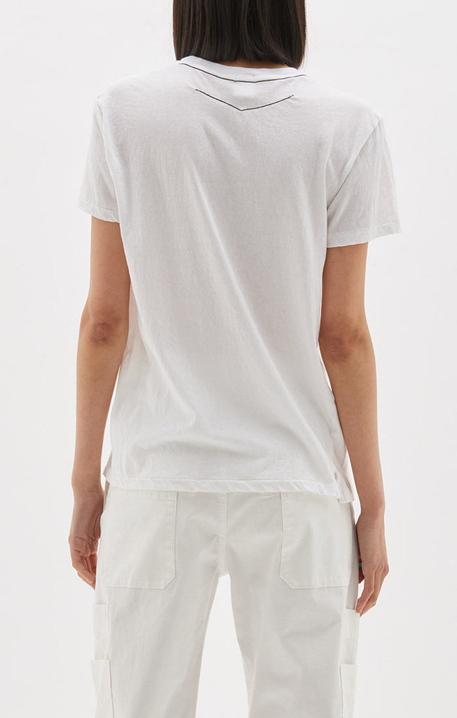 Bassike / Regular Classic T-Shirt / White